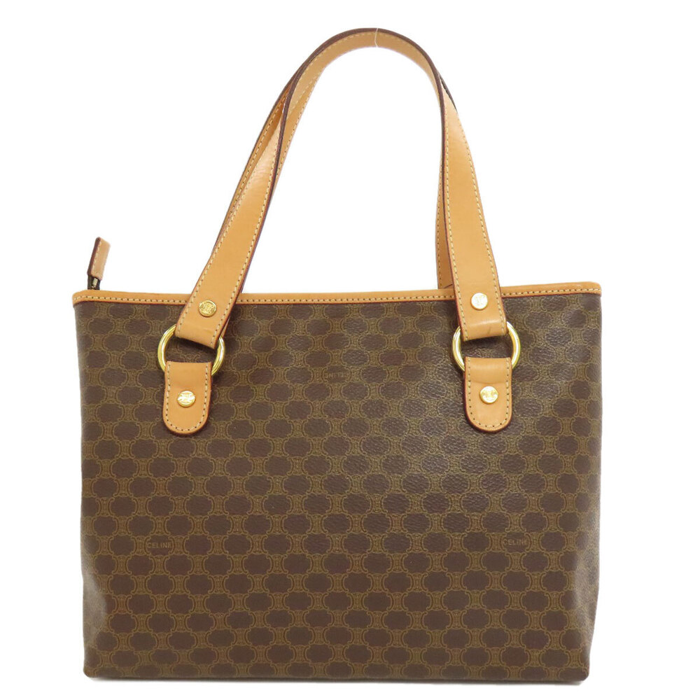 Celine Macadam Boston Leather Brown handbag - Picture 11 of 11